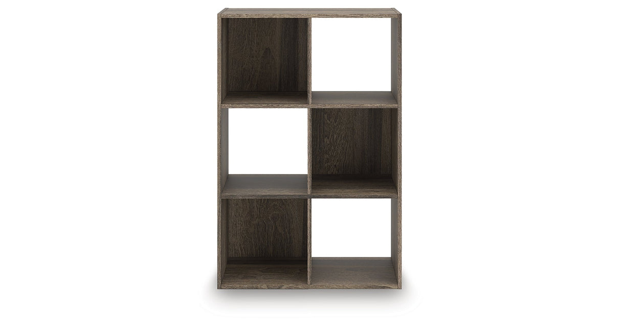 Shallifer Brown Six Cube Organizer by Ashley at Eve Furniture
