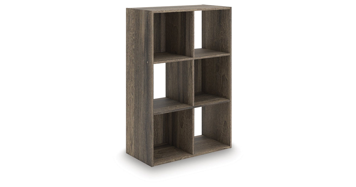 Shallifer Brown Six Cube Organizer by Ashley at Eve Furniture