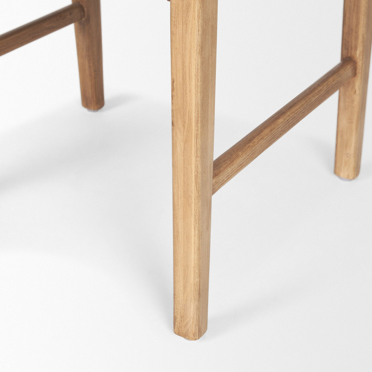 Shane Brown Wood w/ Woven Brown Leather Dining Armchair by Mercana at Eve Furniture