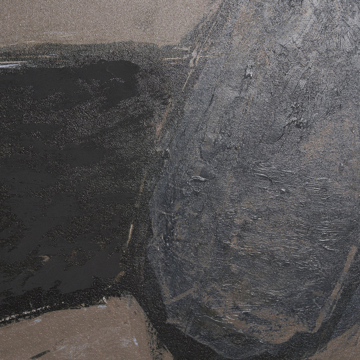 Shaped & Balance I by Mercana Studio a Hand Embellished Textured Framed Art Print by Mercana at Eve Furniture