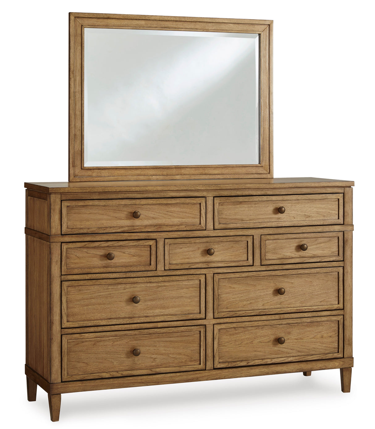 Sharlance Light Brown Bedroom Mirror by Ashley at Eve Furniture