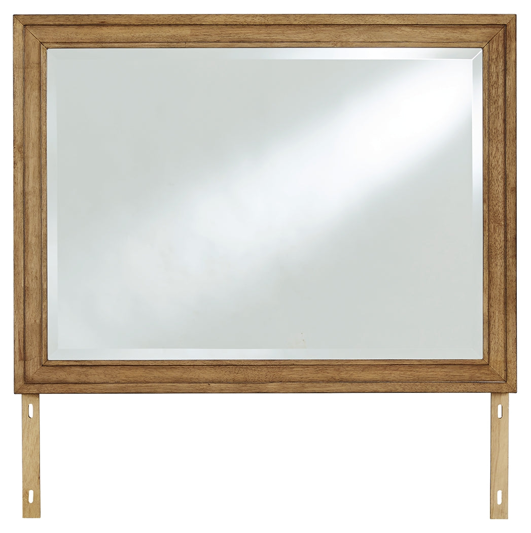 Sharlance Light Brown Bedroom Mirror by Ashley at Eve Furniture