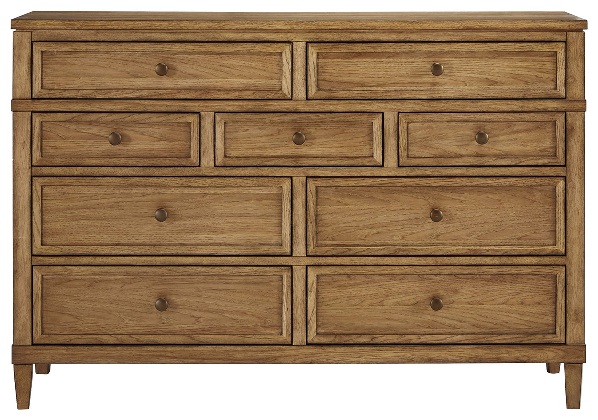 Sharlance Light Brown Dresser by Ashley at Eve Furniture