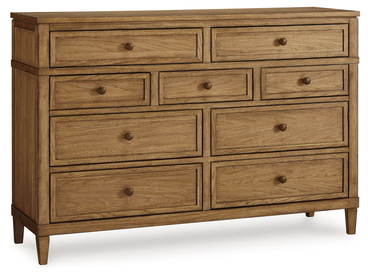 Sharlance Light Brown Dresser by Ashley at Eve Furniture