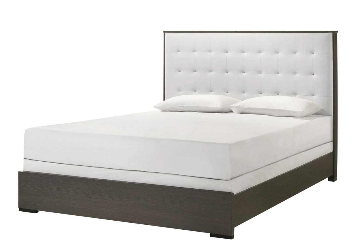 Sharpe Brown Upholstered Panel Bedroom Set by Crown Mark at Eve Furniture