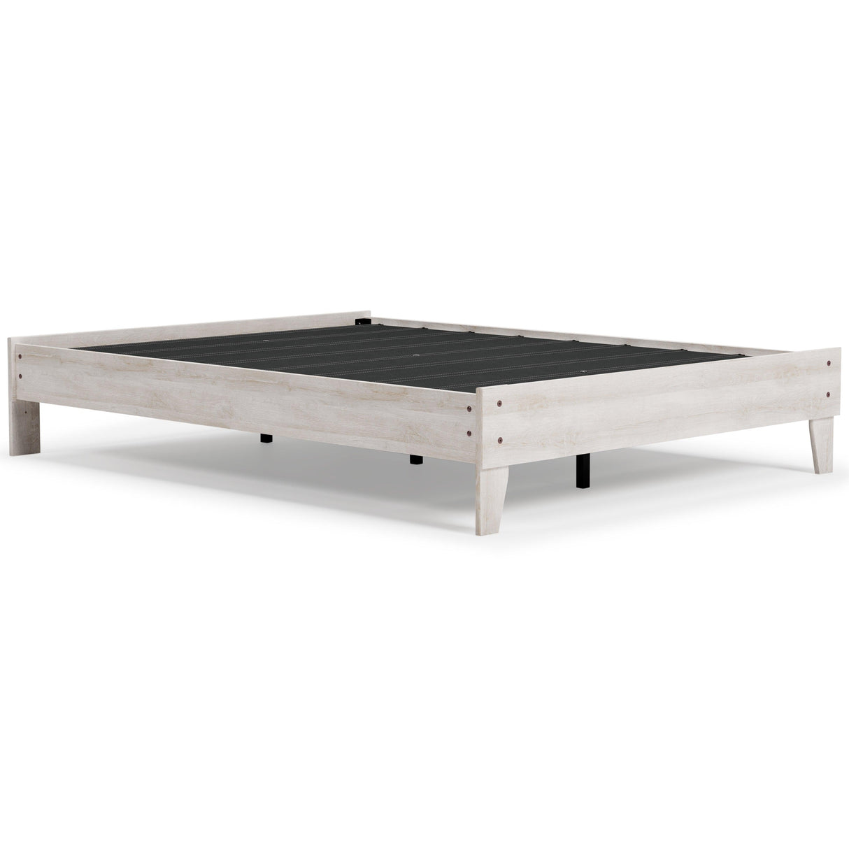 Shawburn Queen Platform Bed with Dresser in Whitewash by Ashley at Eve Furniture