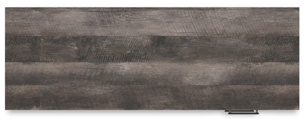 Shawburn White/Dark Charcoal Gray 54" Home Office Desk by Ashley at Eve Furniture