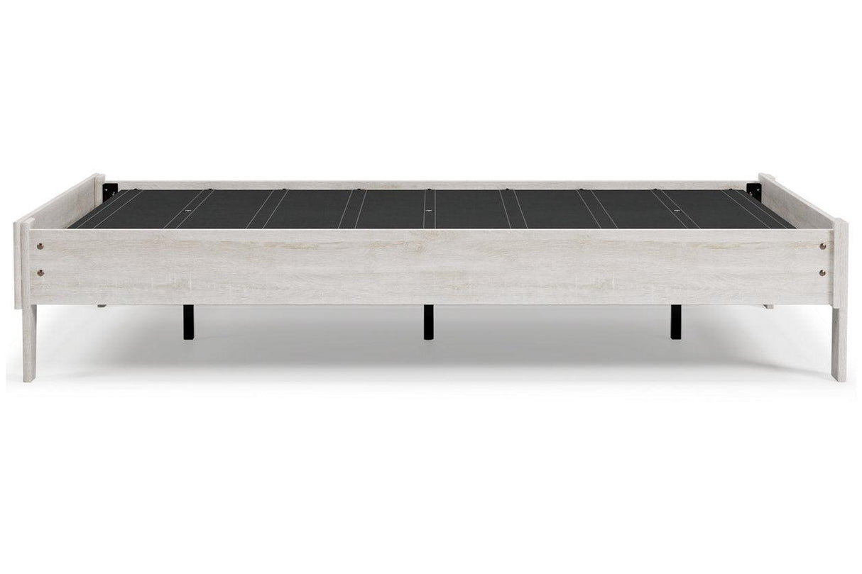 Shawburn Whitewash Full Platform Bed by Ashley at Eve Furniture