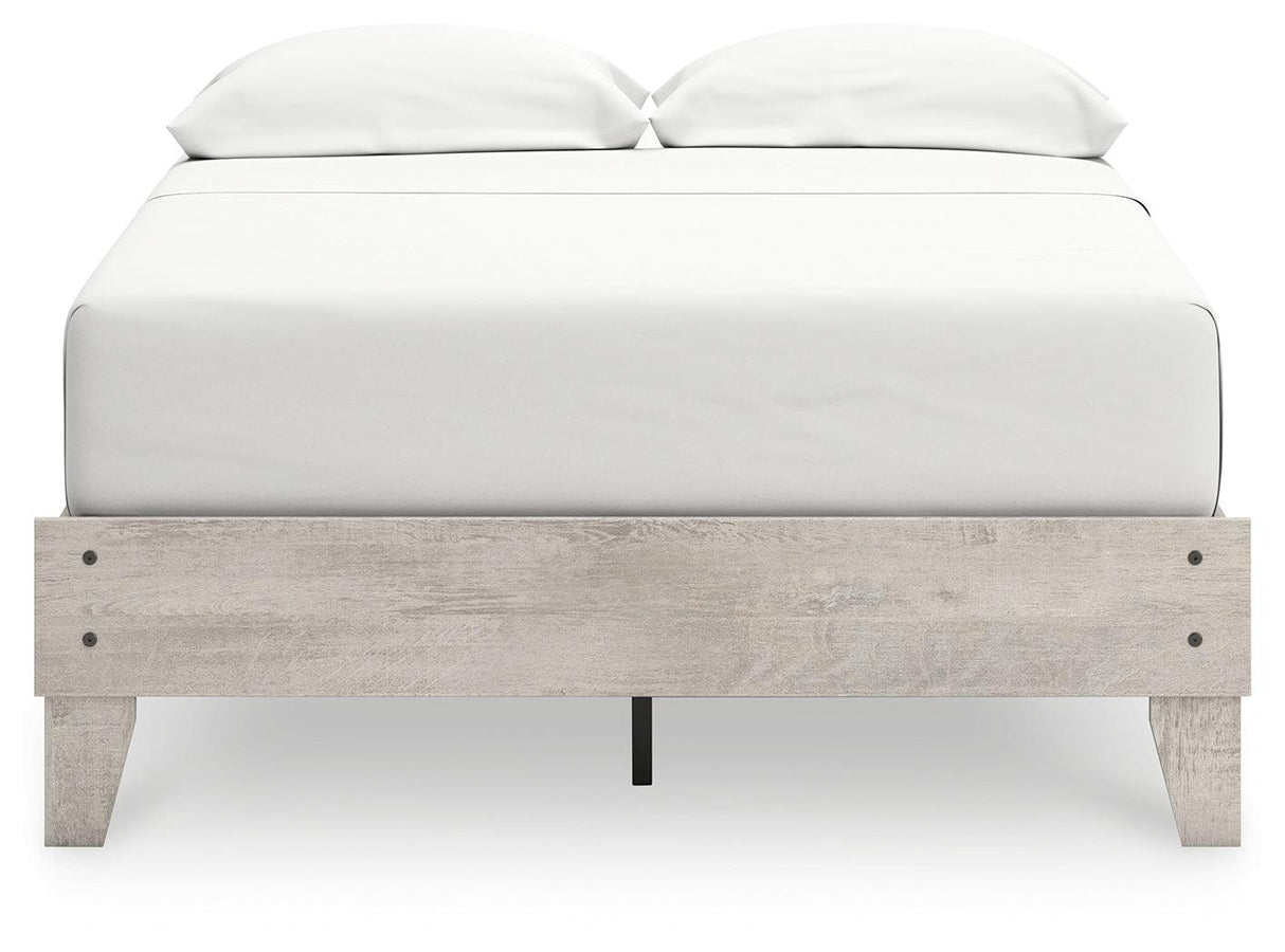 Shawburn Whitewash Full Platform Bed by Ashley at Eve Furniture