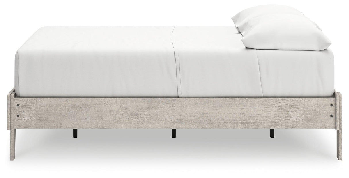 Shawburn Whitewash Full Platform Bed by Ashley at Eve Furniture