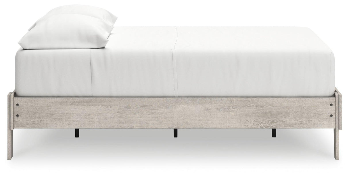 Shawburn Whitewash Full Platform Bed by Ashley at Eve Furniture