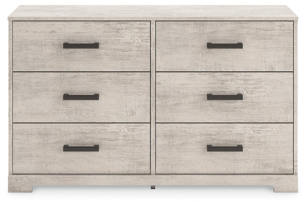 Shawburn Whitewash Dresser by Ashley at Eve Furniture