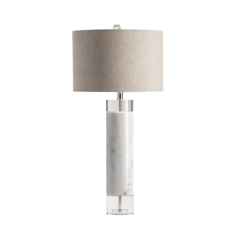 Sheffield White Table Lamp by Crestview at Eve Furniture