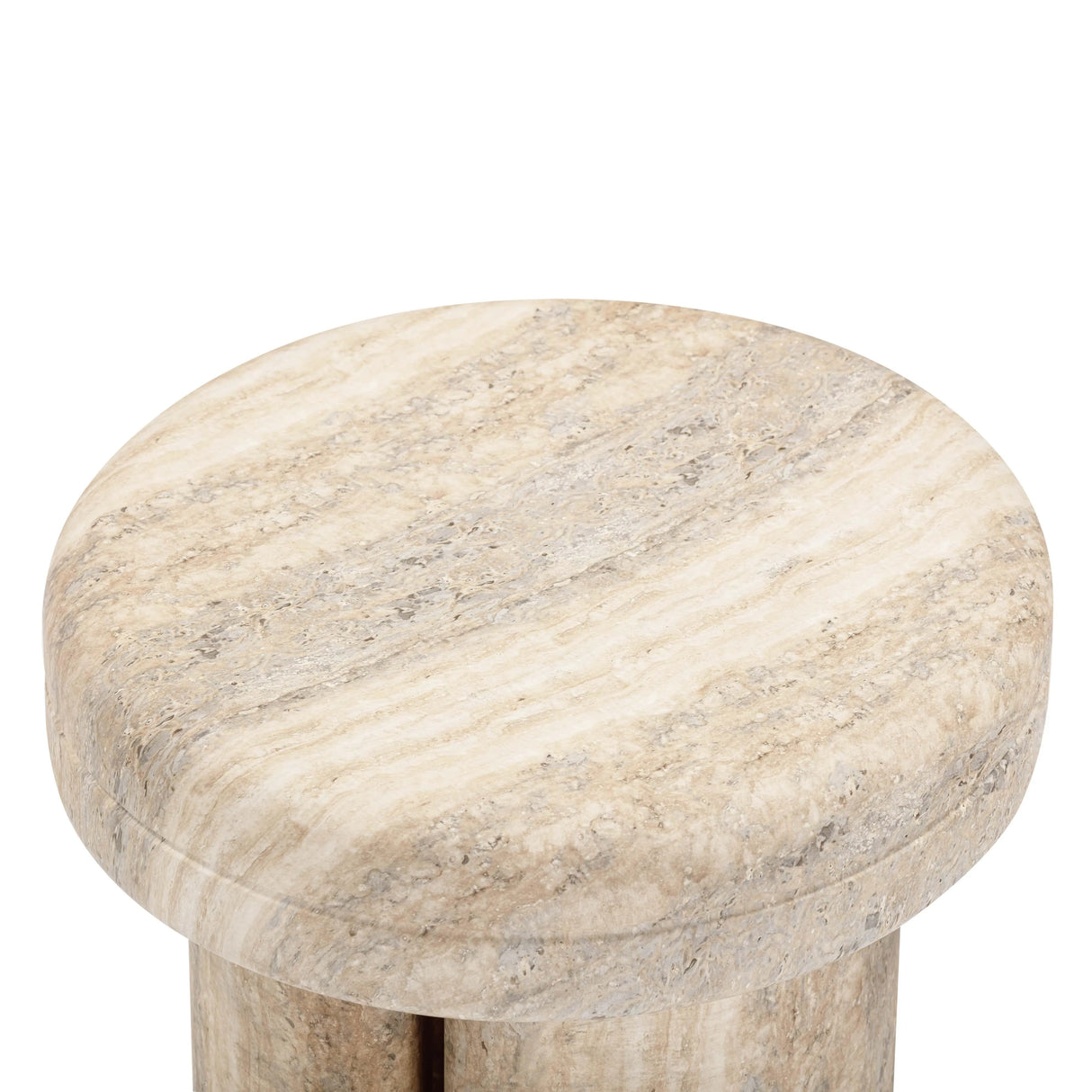 Sheila Textured Concrete Indoor / Outdoor Side Table by TOV Furniture at Eve Furniture