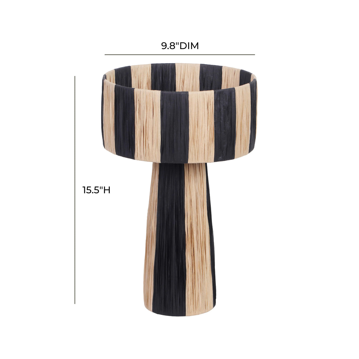 Shelby Raffia Table Lamp by TOV Furniture at Eve Furniture