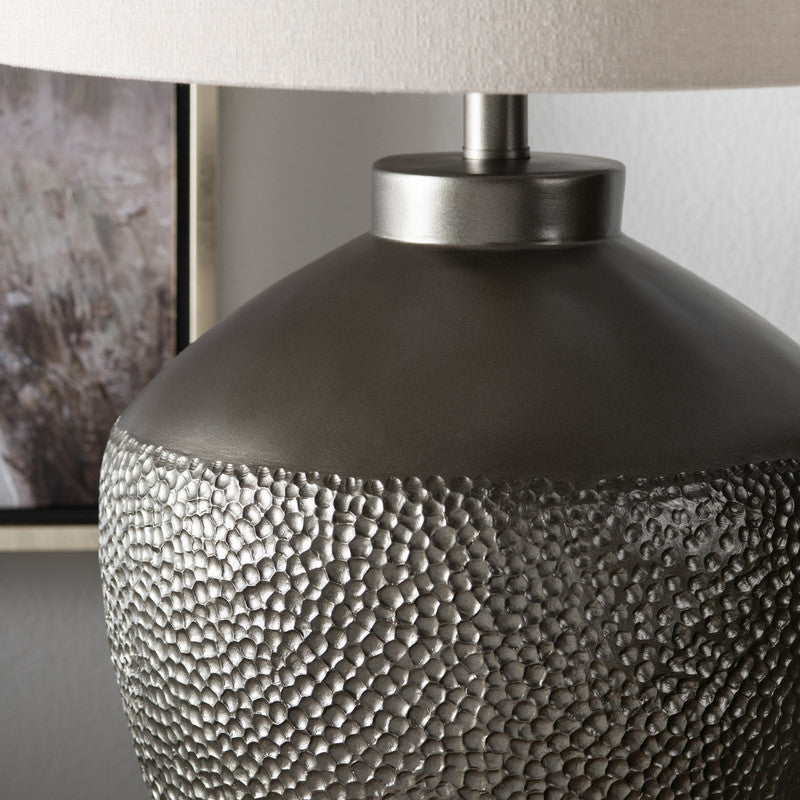Shepherd Grey/Oatmeal Table Lamp by Crestview at Eve Furniture