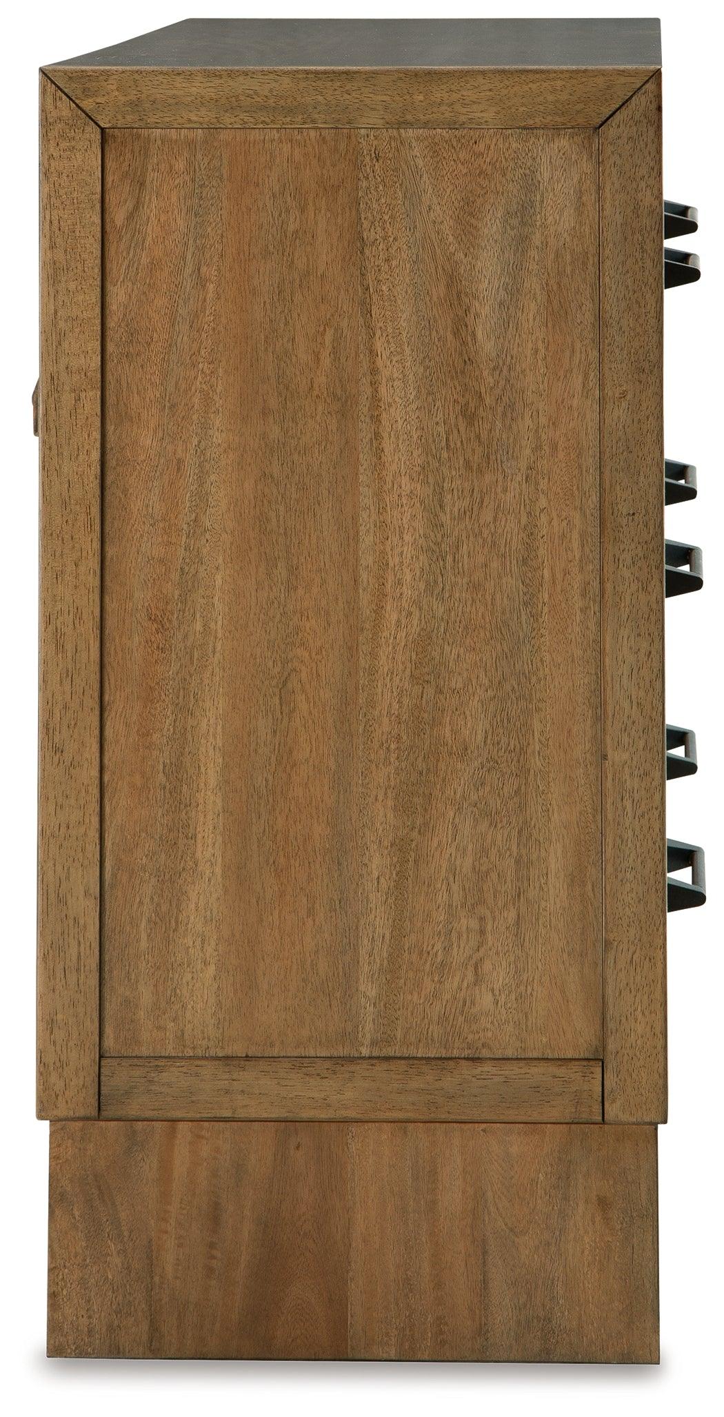 Sherbana Light Brown Dresser by Ashley at Eve Furniture