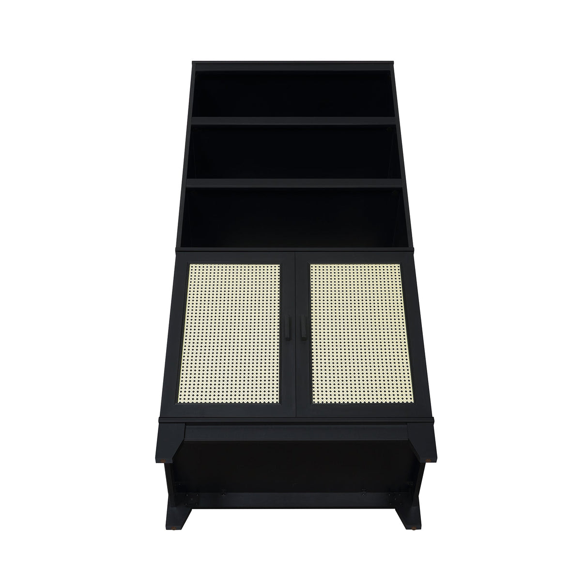 Sheridan Bookcase Cabinet in Black (set of 2) by Manhattan Comfort at Eve Furniture