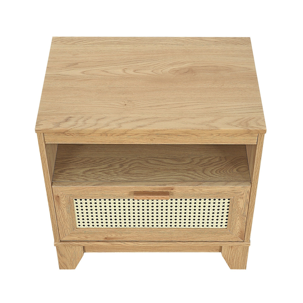 Sheridan Nightstand in Nature by Manhattan Comfort at Eve Furniture