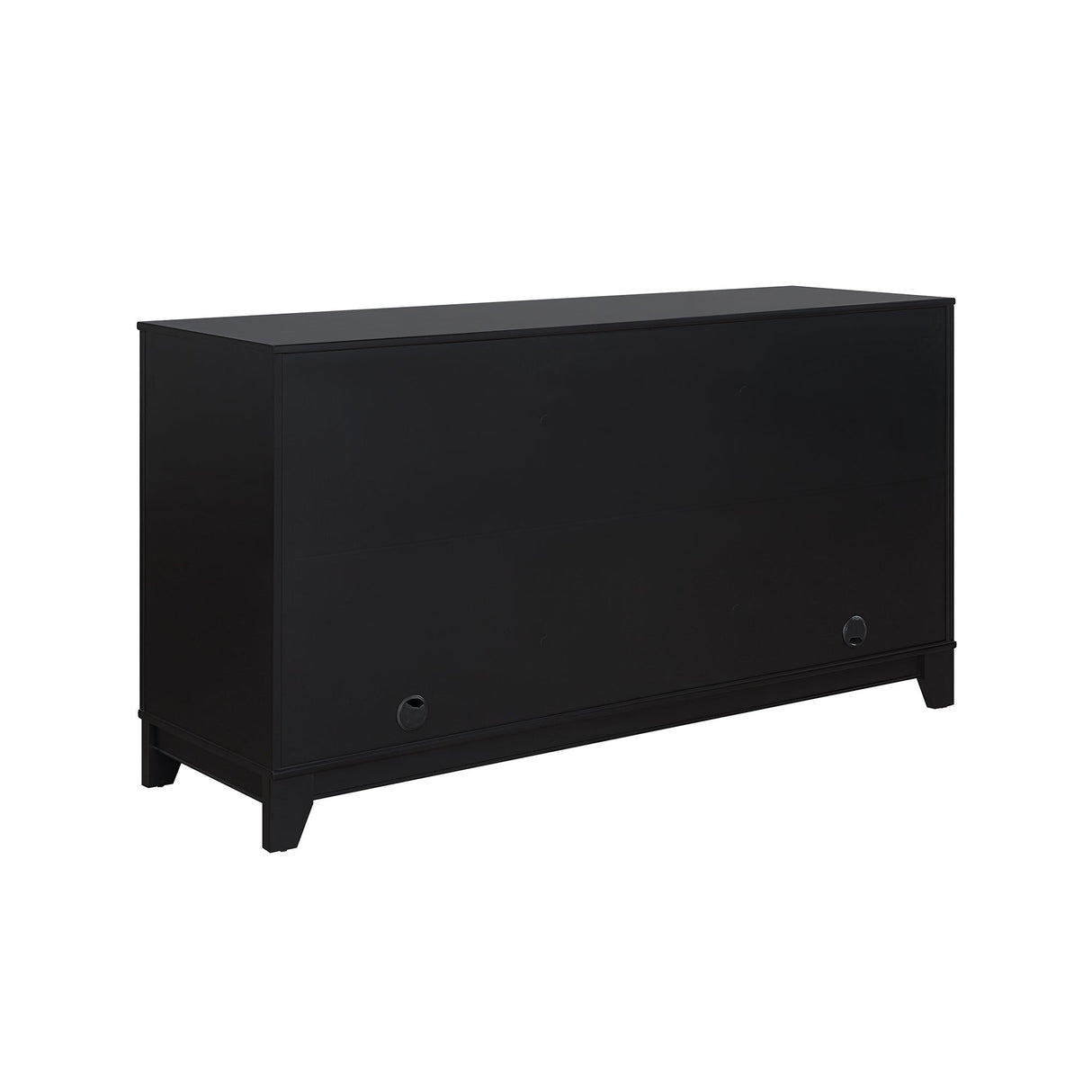 Sheridan Sideboard Cabinet in Black by Manhattan Comfort at Eve Furniture