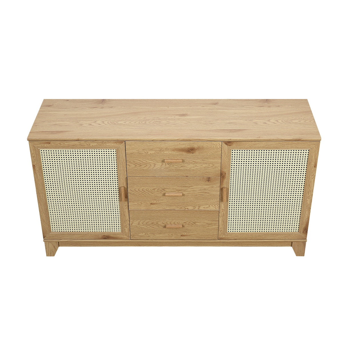 Sheridan Sideboard Cabinet in Nature by Manhattan Comfort at Eve Furniture