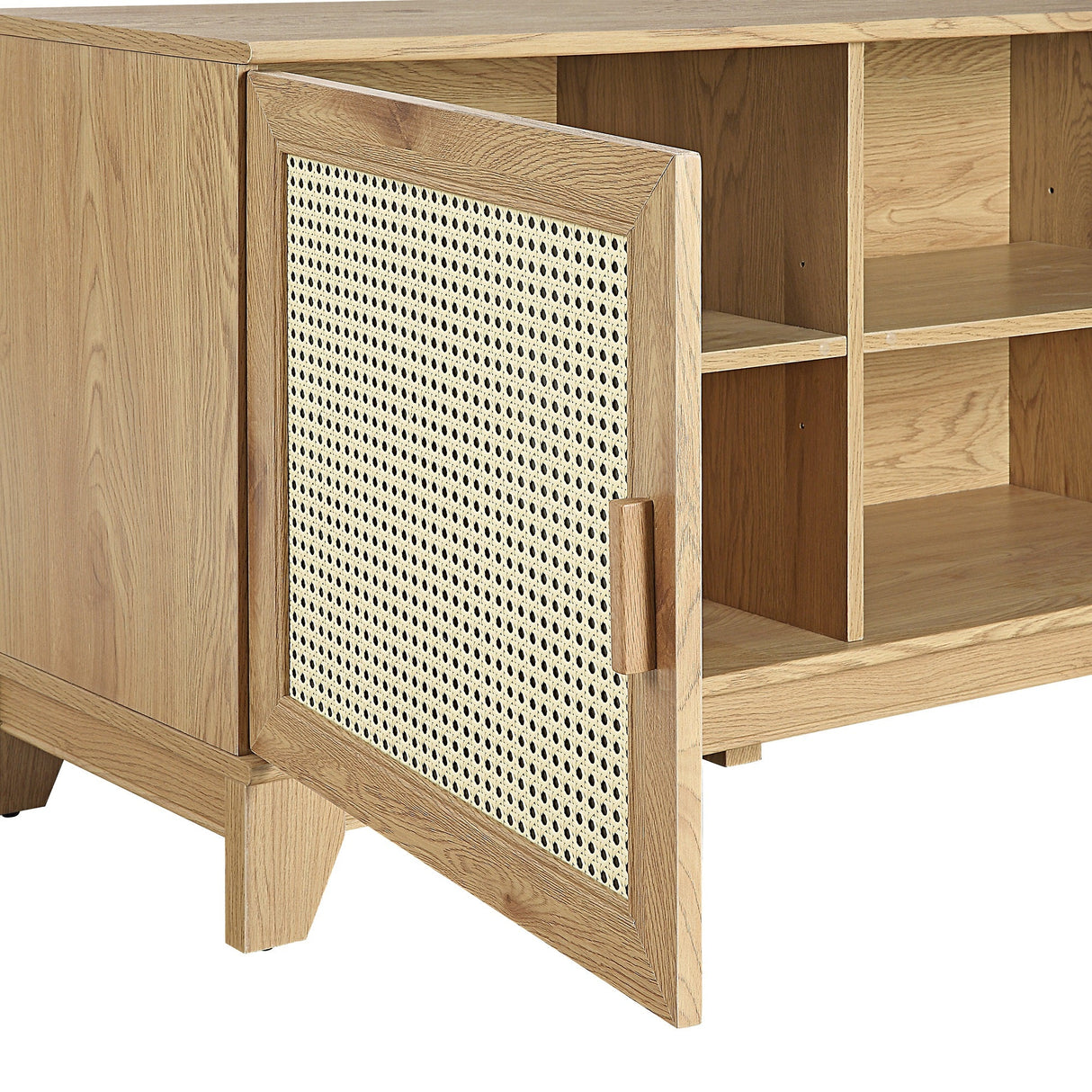 Sheridan TV Stand in Nature by Manhattan Comfort at Eve Furniture