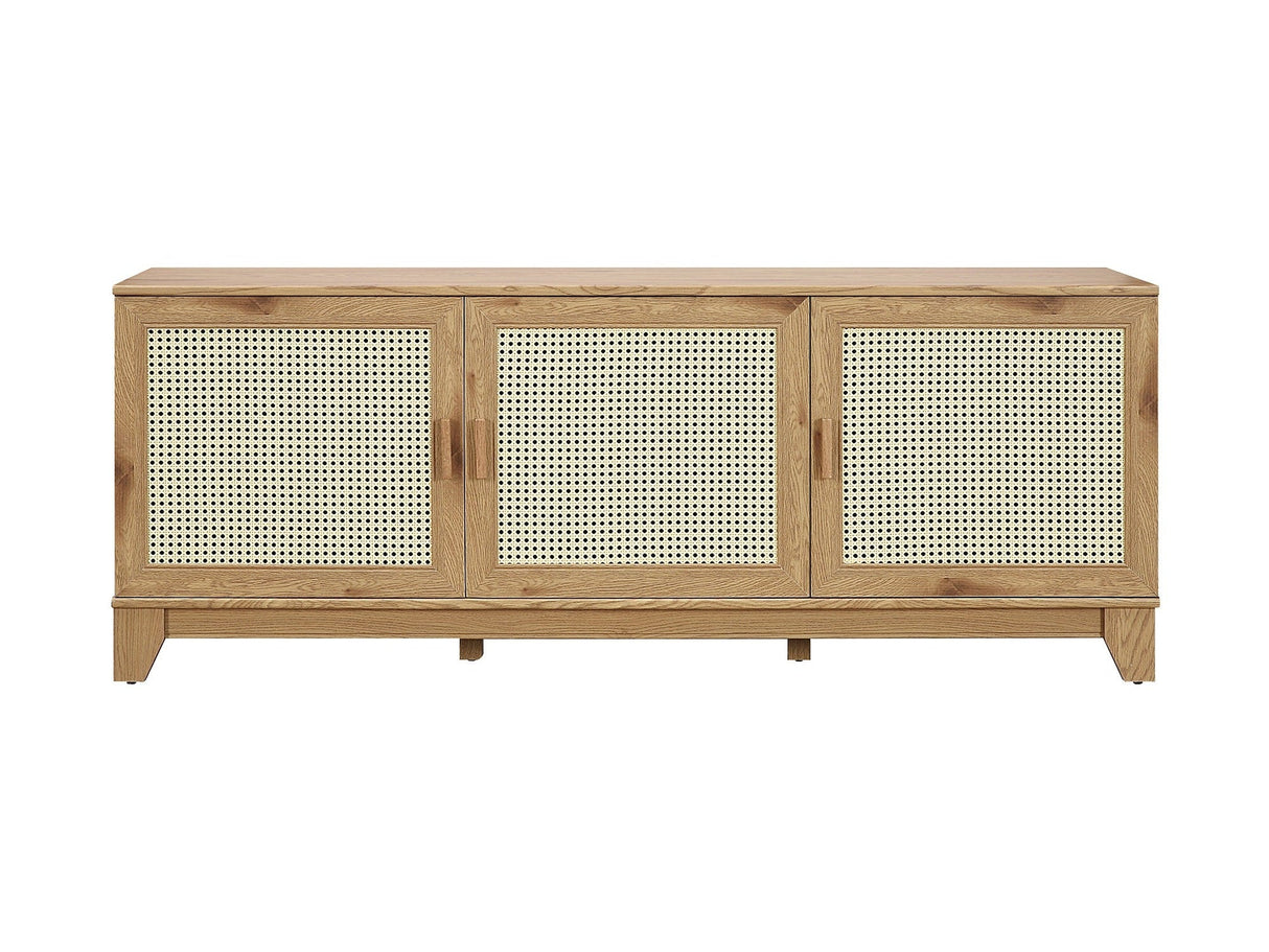 Sheridan TV Stand in Nature by Manhattan Comfort at Eve Furniture