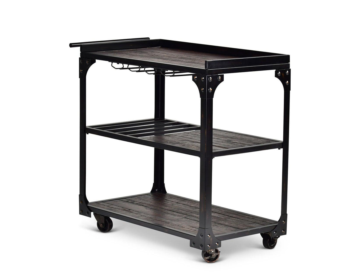 Sherlock Cart w/Casters by Steve Silver at Eve Furniture
