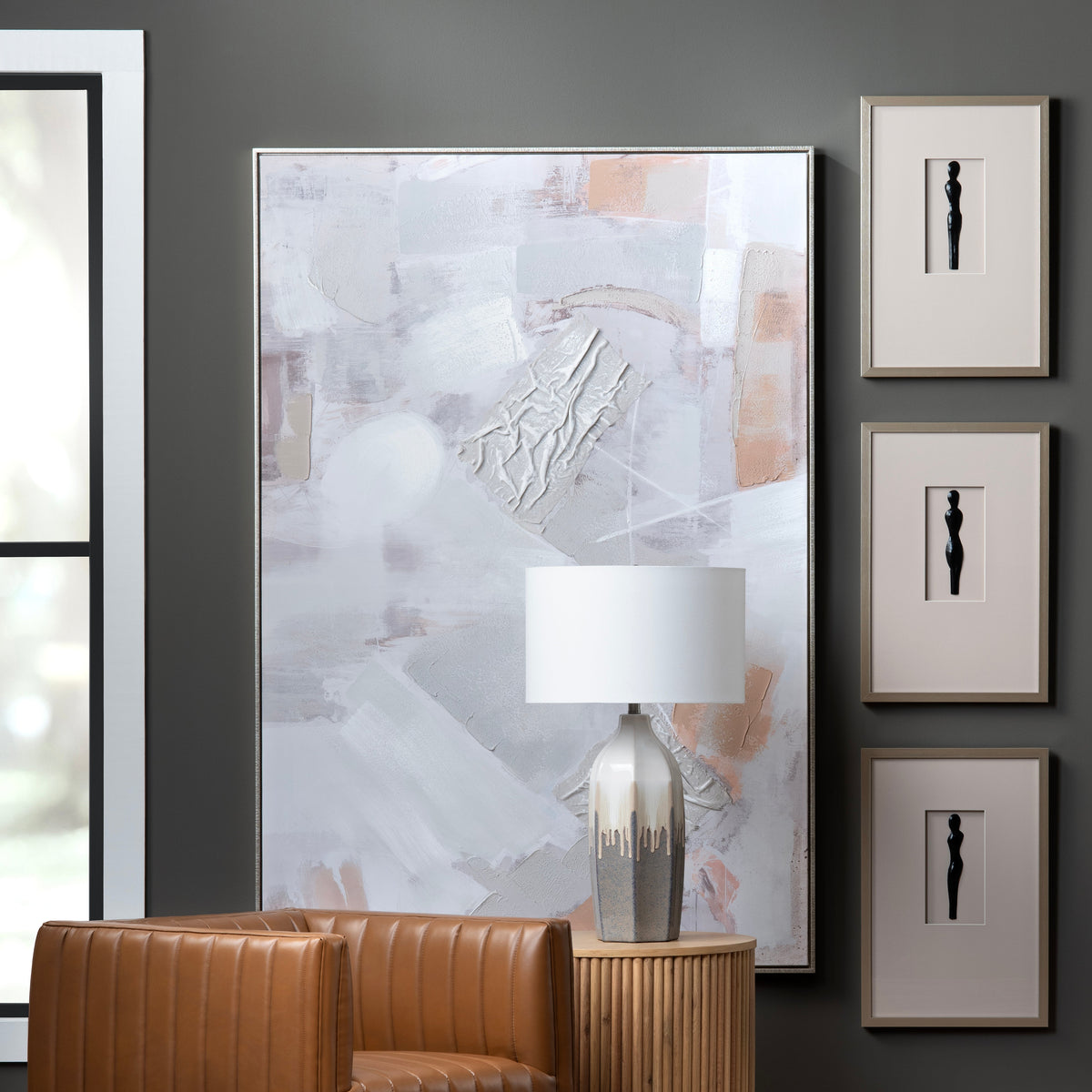Sherman Cream Canvas by Crestview at Eve Furniture