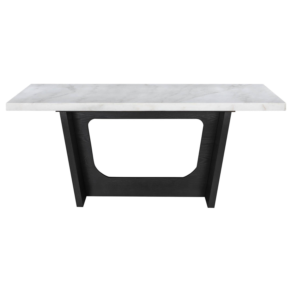 Sherry Gray 7-Piece Rectangular Marble Top Dining Table Set by Coaster at Eve Furniture