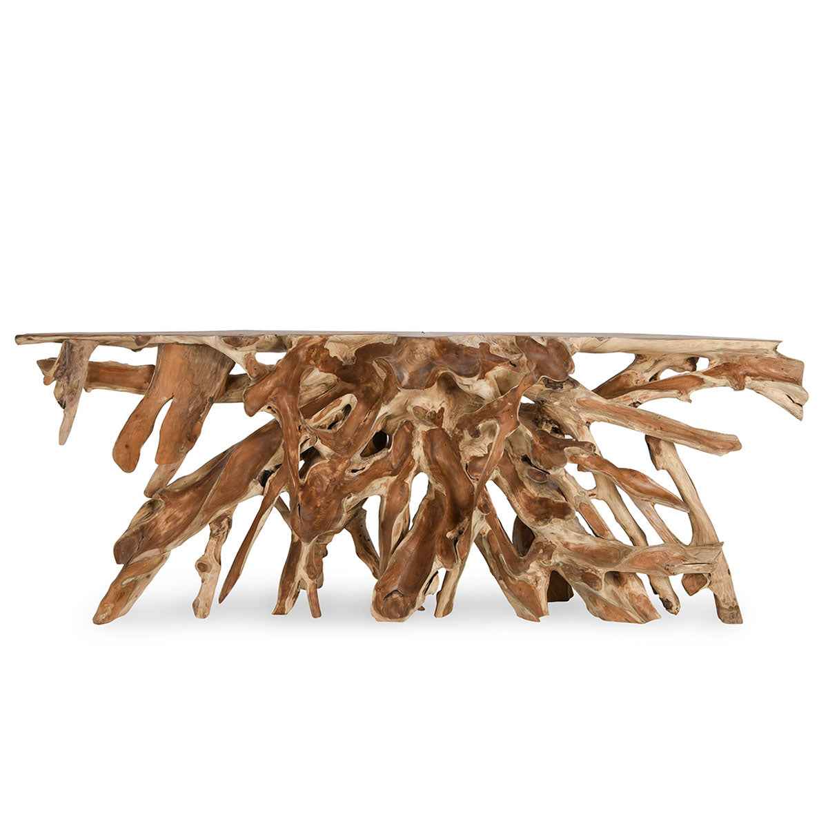 Shia Root Natural Console Table by Classic Home at Eve Furniture