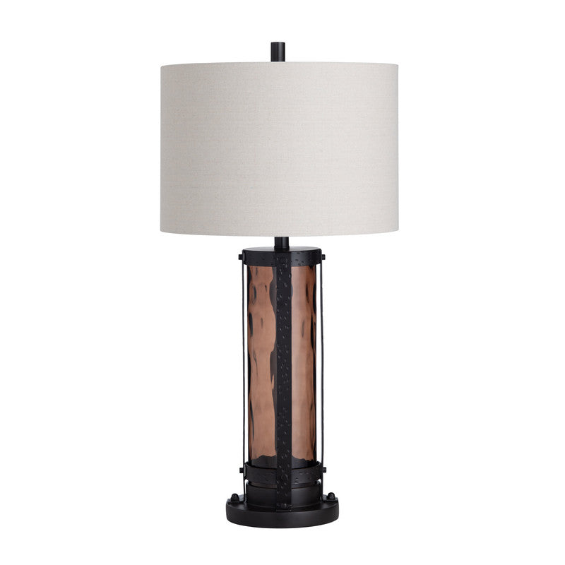 Shiloh Amber/Dark Bronze Table Lamp (Set of 2) by Crestview at Eve Furniture