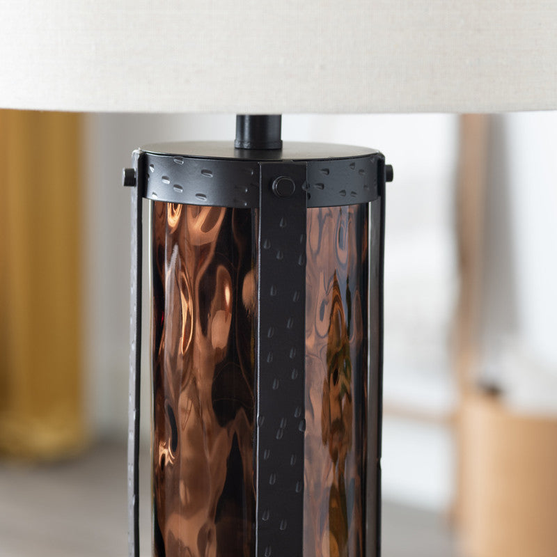 Shiloh Amber/Dark Bronze Table Lamp (Set of 2) by Crestview at Eve Furniture