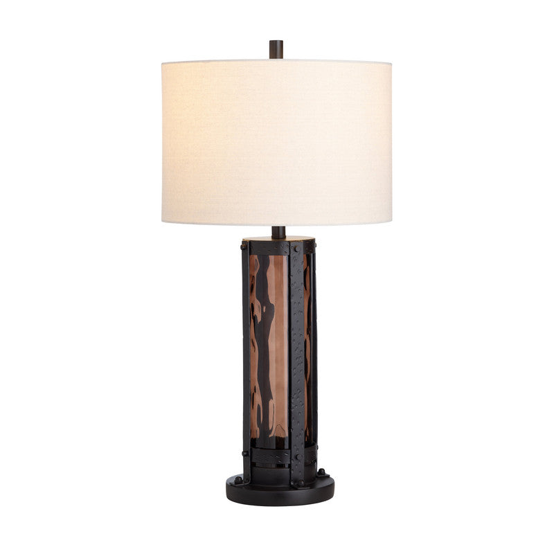 Shiloh Amber/Dark Bronze Table Lamp (Set of 2) by Crestview at Eve Furniture