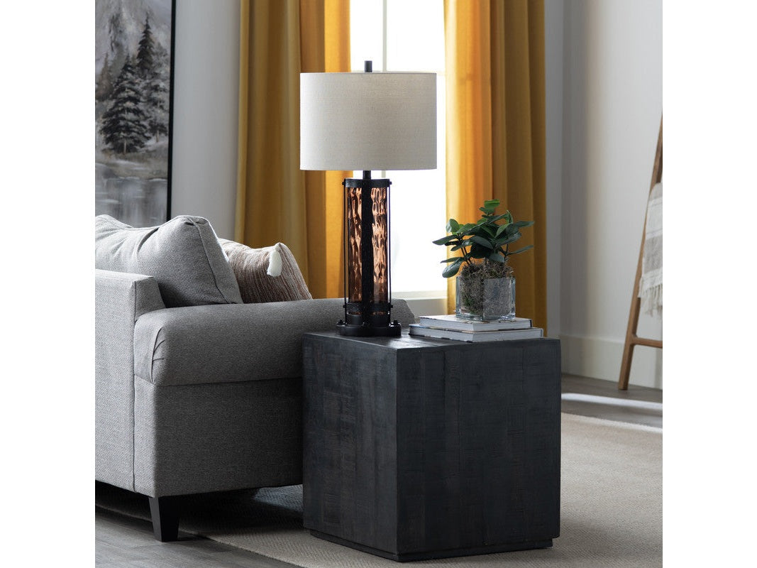 Shiloh Amber/Dark Bronze Table Lamp (Set of 2) by Crestview at Eve Furniture