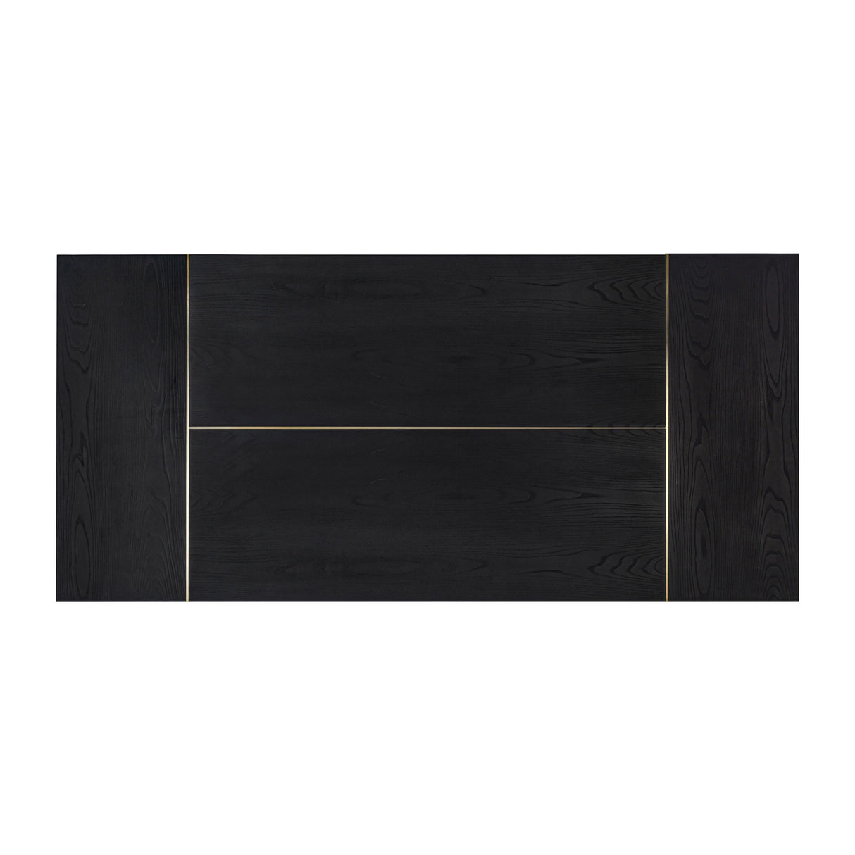 Shiloh Black Ash 102" Rectangular Dining Table by TOV Furniture at Eve Furniture