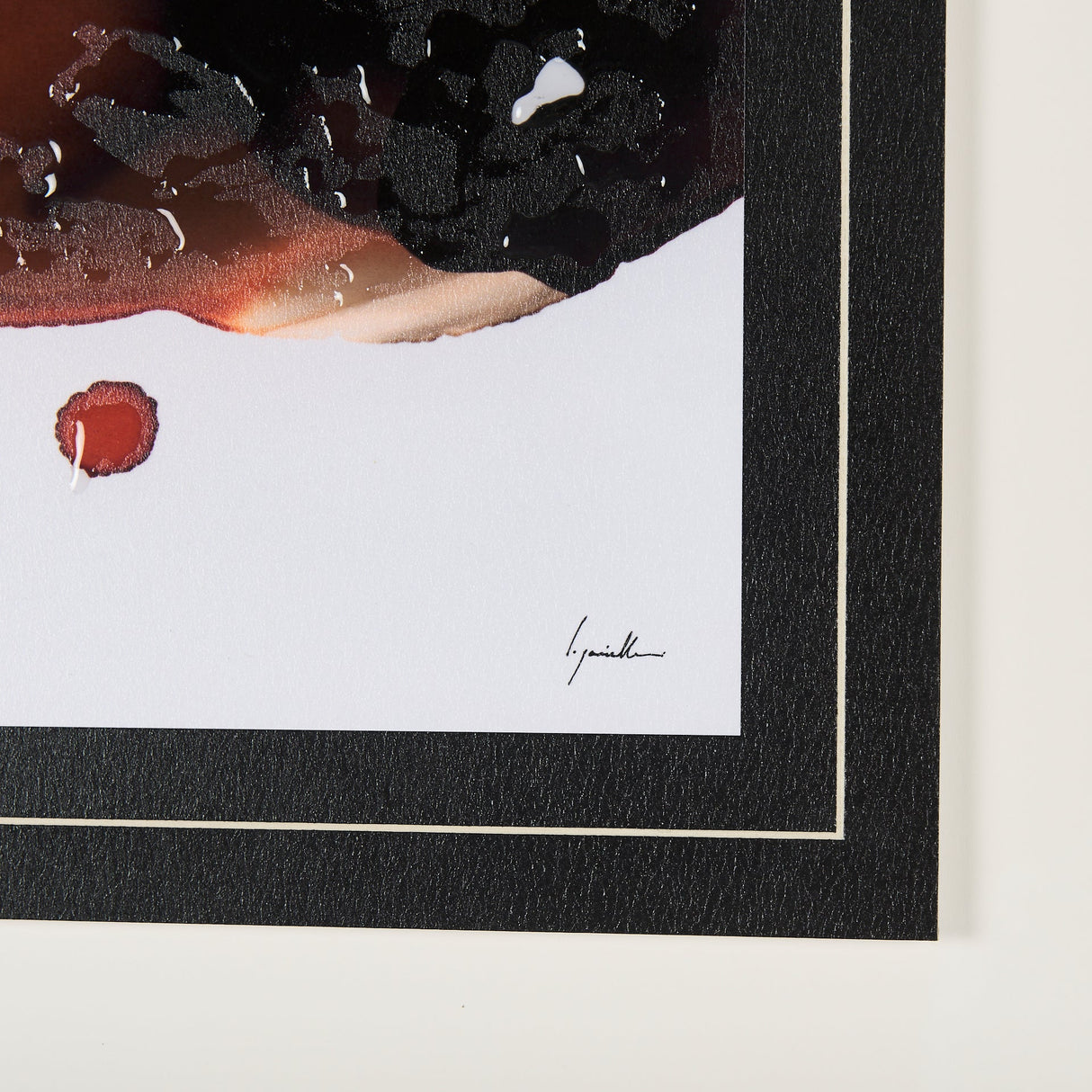 Shimmering Night I by Mercana Studio a Hand Embellished Textured Framed Art Print Matted under Glass by Mercana at Eve Furniture
