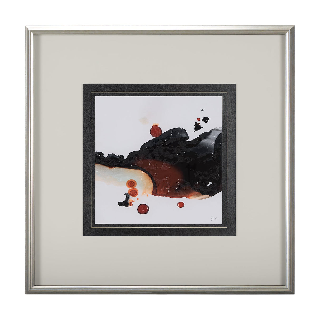 Shimmering Night I by Mercana Studio a Hand Embellished Textured Framed Art Print Matted under Glass by Mercana at Eve Furniture