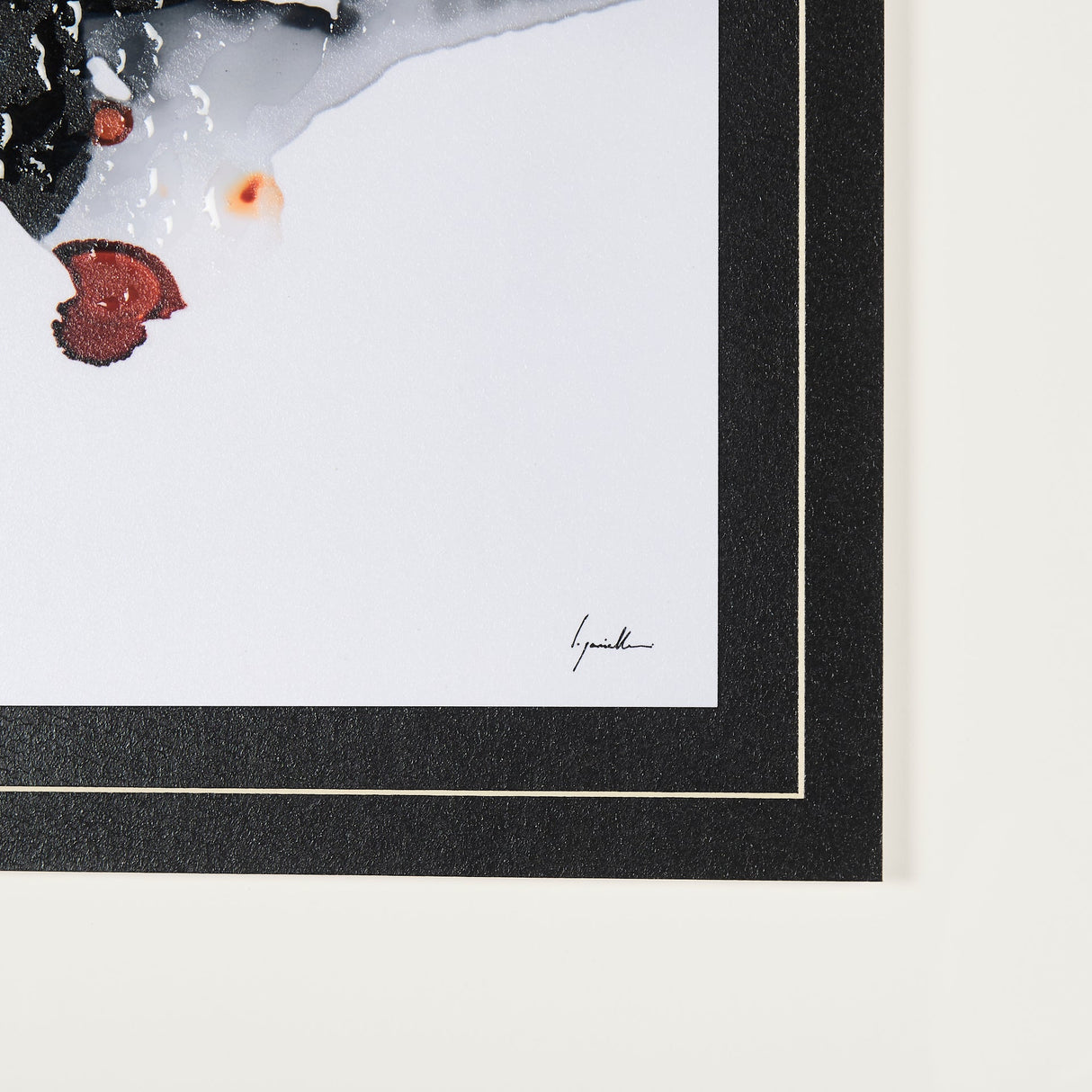 Shimmering Night III by Mercana Studio Hand Embellished Textured Framed Art Print Matted under Glass by Mercana at Eve Furniture