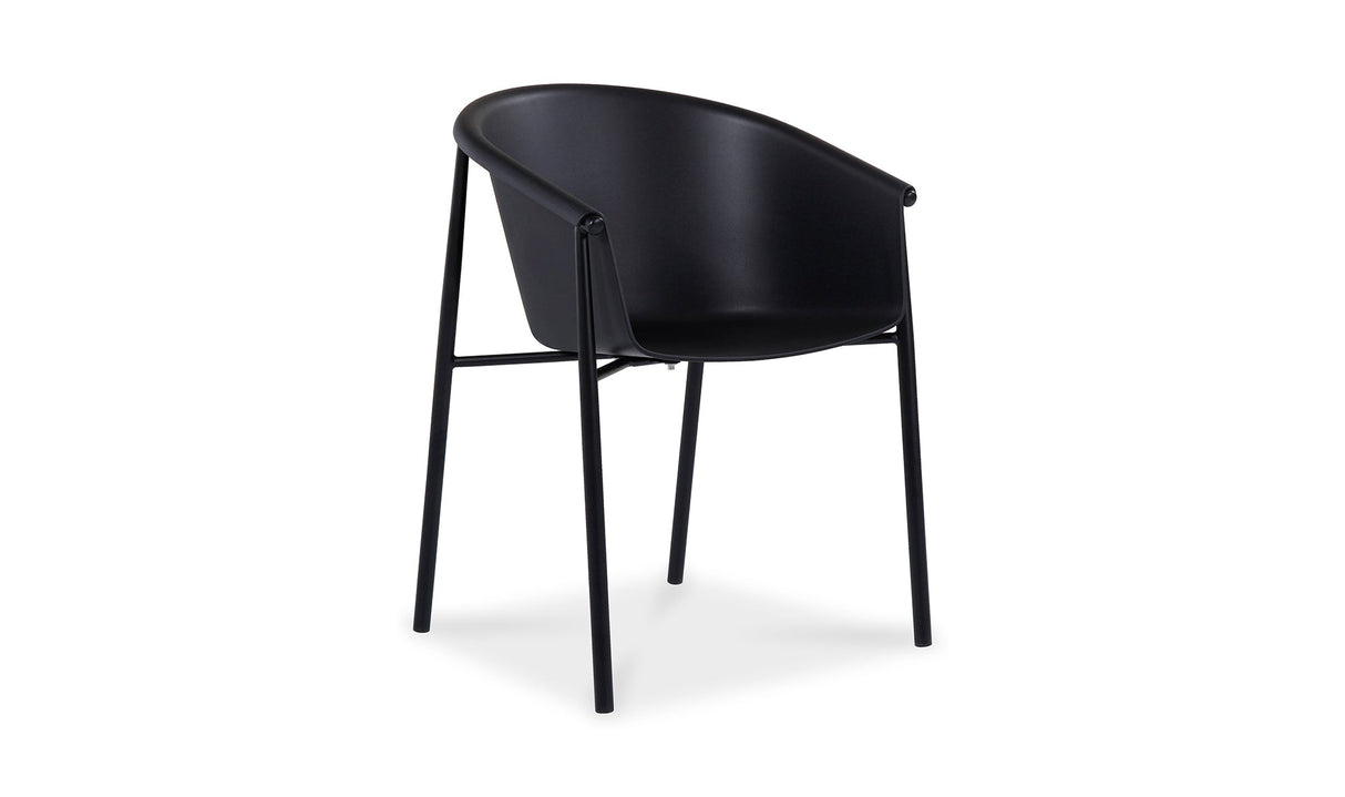 Shindig Outdoor Dining Chair Black by Moe's Home at Eve Furniture