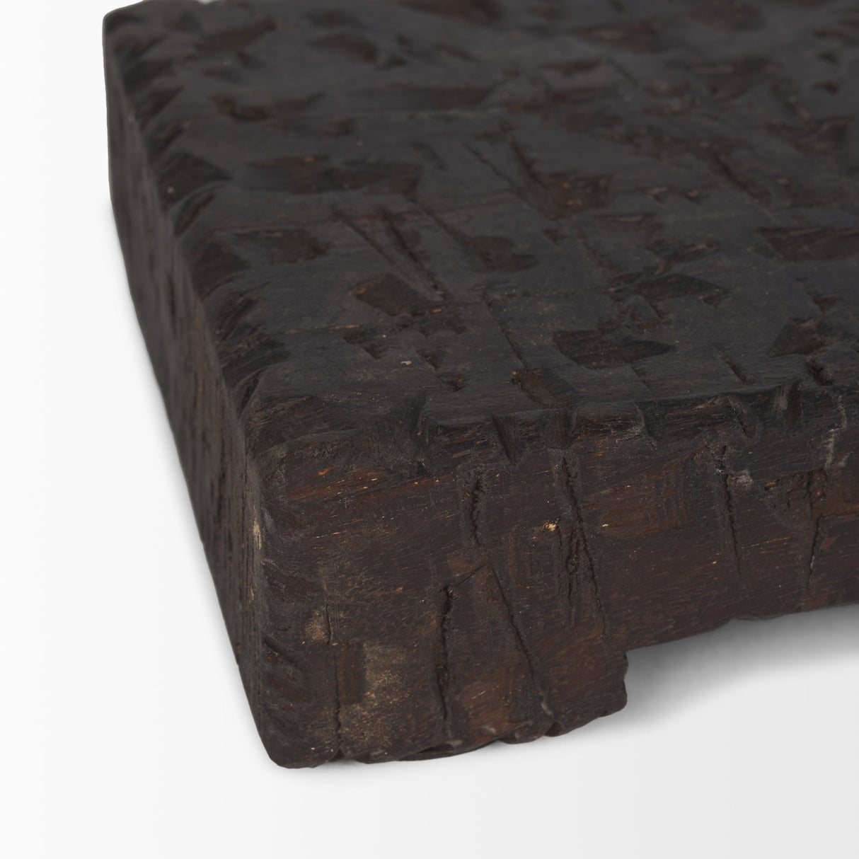 Shira Reclaimed Dark Brown Wooden Riser (Set of 2) by Mercana at Eve Furniture