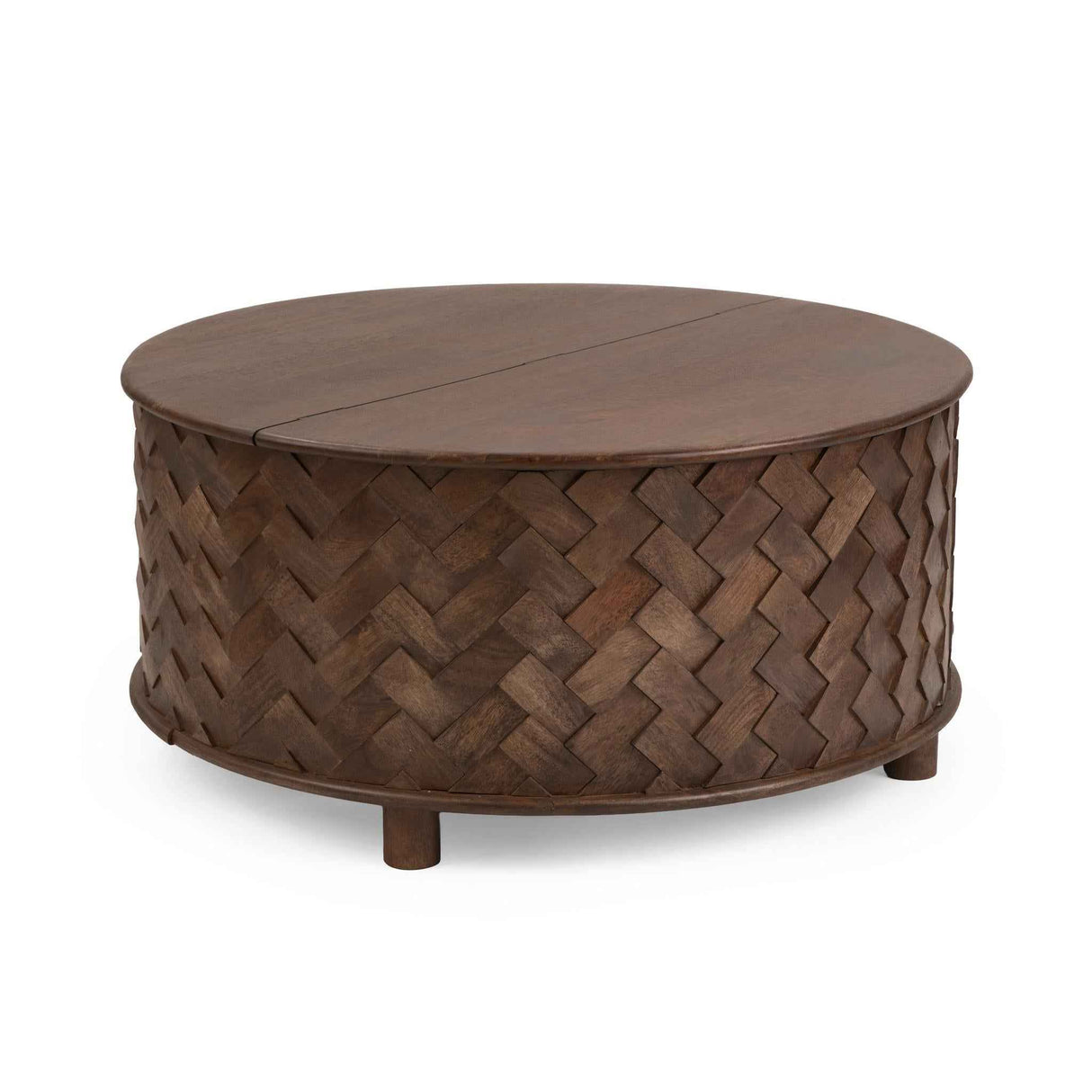 Shira Storage Coffee Table - Kona Brown by Classic Home at Eve Furniture
