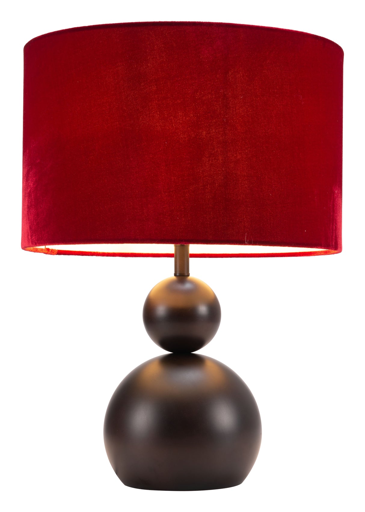 Shobu Red Table Lamp by Zuomod at Eve Furniture