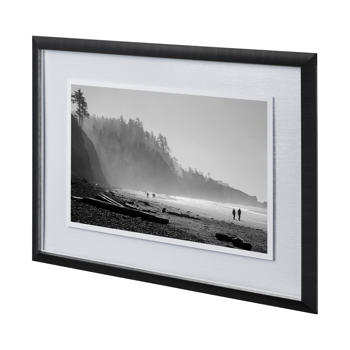 Shoreland IV by Melissa McClain a Hand Embellished Textured Framed Photo Art Print Matted under Glas by Mercana at Eve Furniture