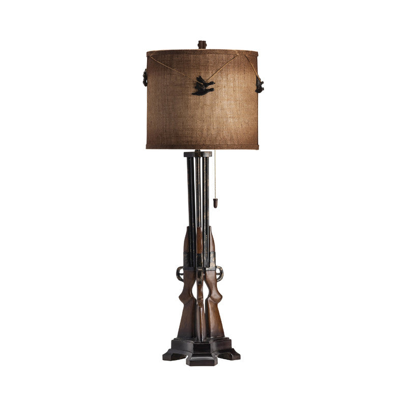 Shot Brown Table Lamp (Set of 2) by Crestview at Eve Furniture