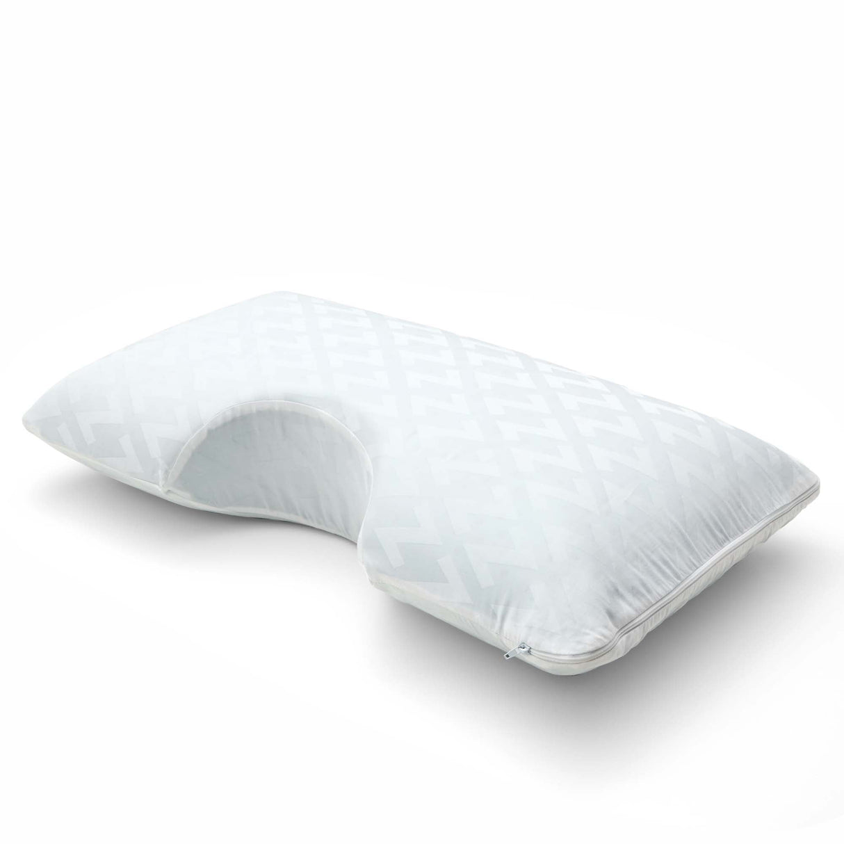 Shoulder Zoned Gel ActiveDough White King Pillow by Malouf at Eve Furniture