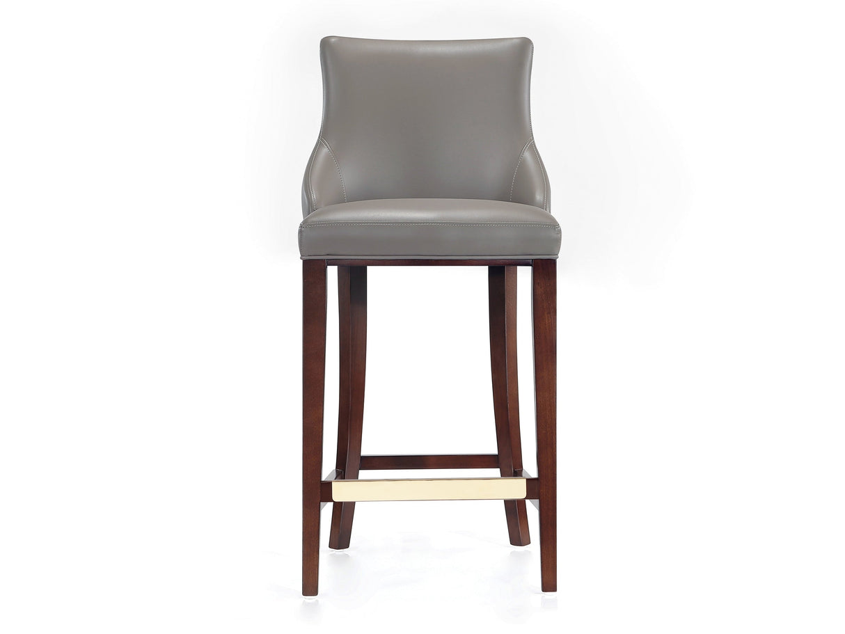 Shubert Barstool in Dark Taupe by Manhattan Comfort at Eve Furniture