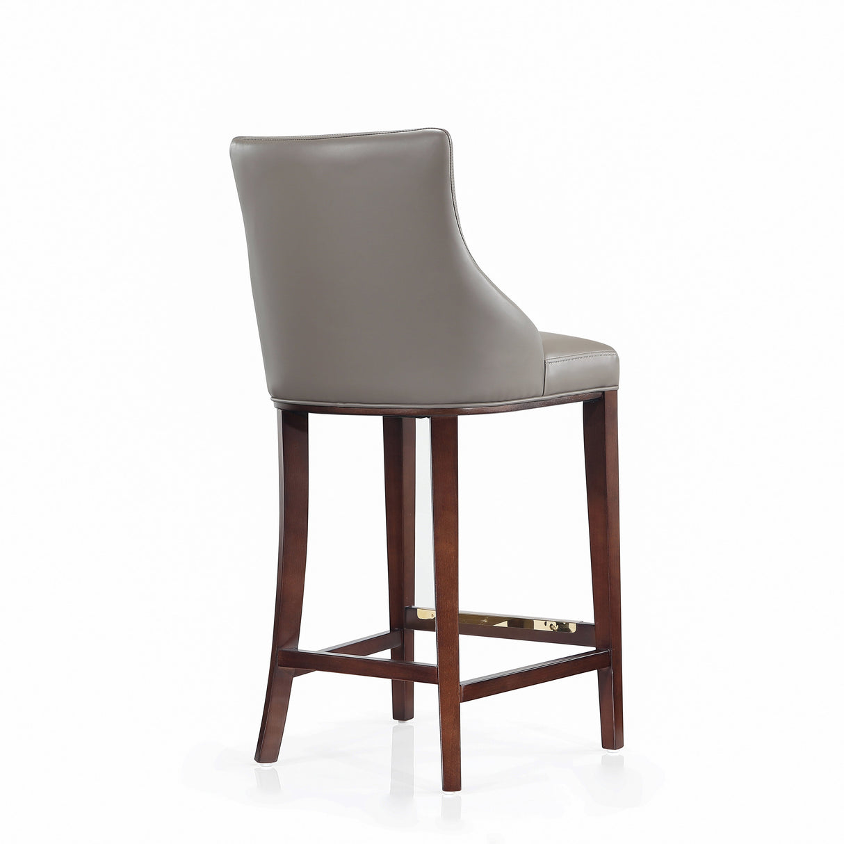 Shubert Barstool in Dark Taupe (set of 2) by Manhattan Comfort at Eve Furniture