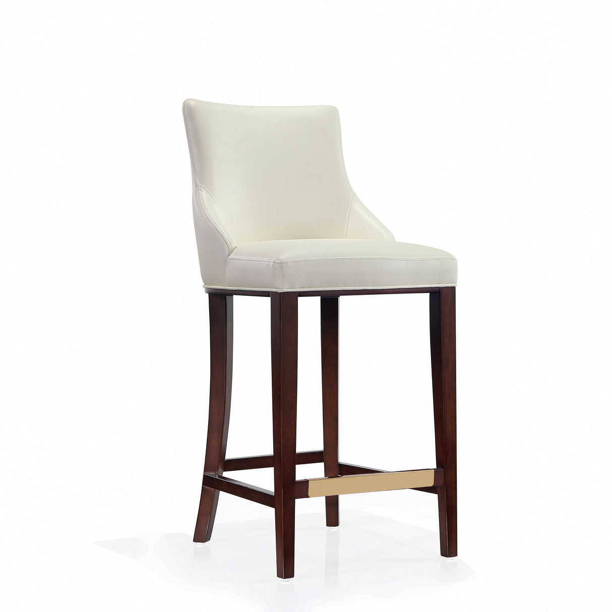 Shubert Barstool in Ivory (set of 2) by Manhattan Comfort at Eve Furniture