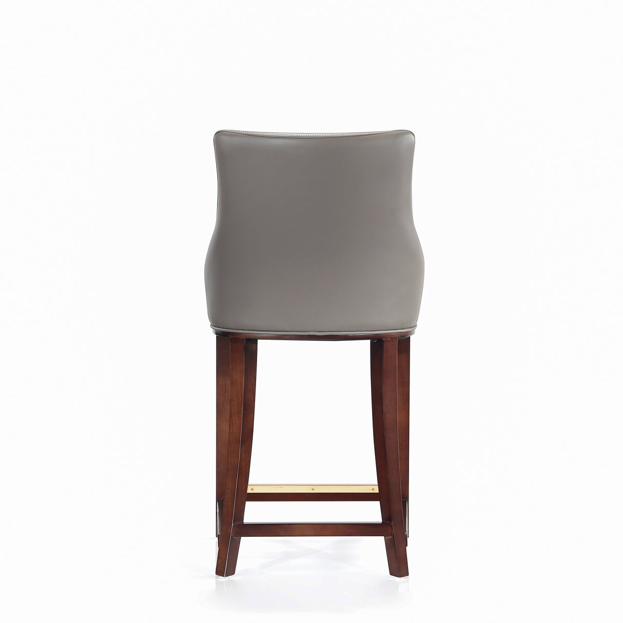 Shubert Counter Stool in Dark Taupe by Manhattan Comfort at Eve Furniture